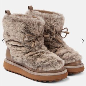 Robert Clergerie—-Cozy Faux Fur Winter Boots  NWT size 9 or 9.5